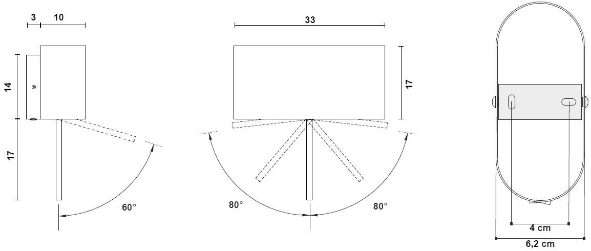 EGOLUCE Регулируемый светодиодный настенный светильник Pupilla 4571  - Вид №8