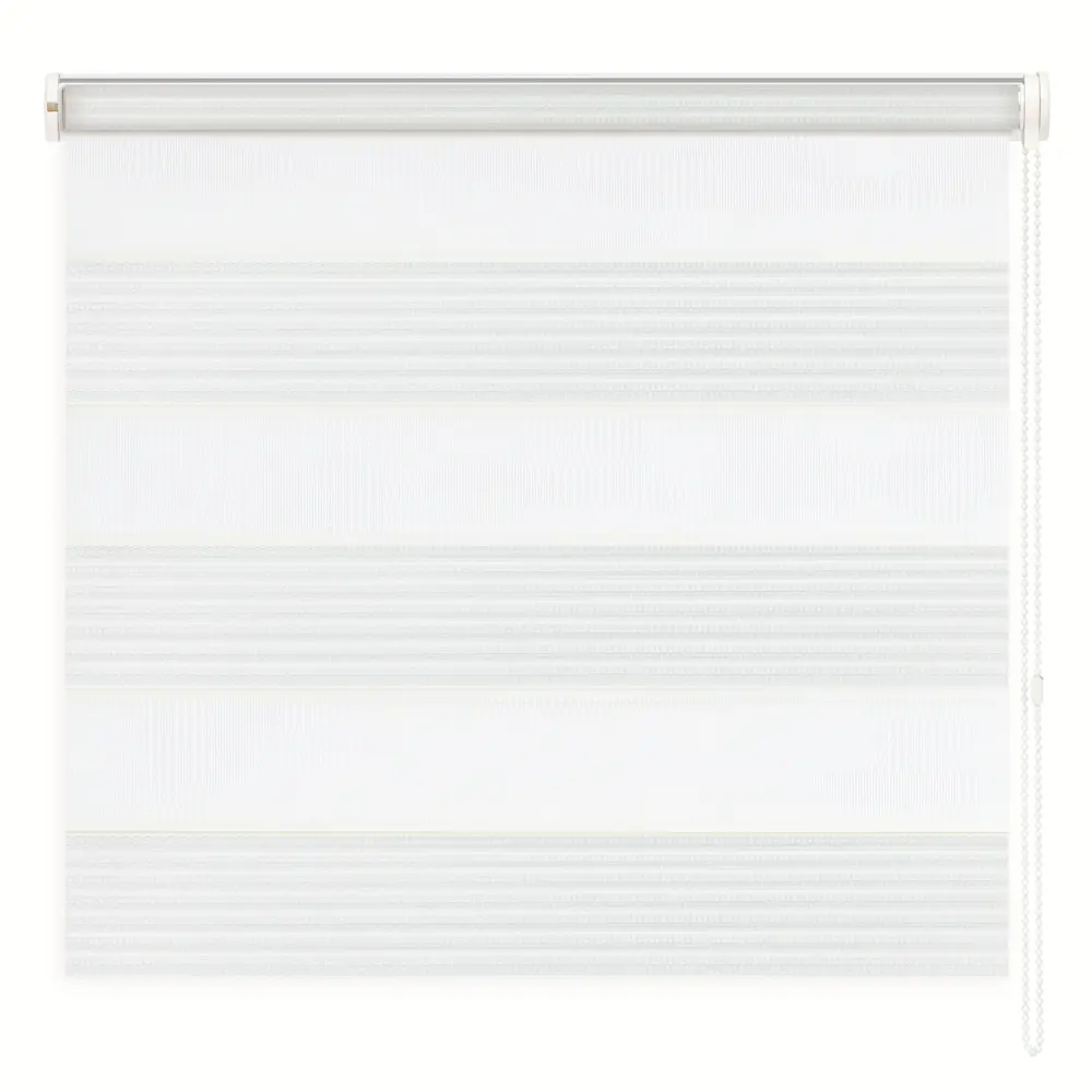 Штора рулонная день-ночь Palermo 60x250 см белая MIAMOZA Д/н Palermo STLM-2142375