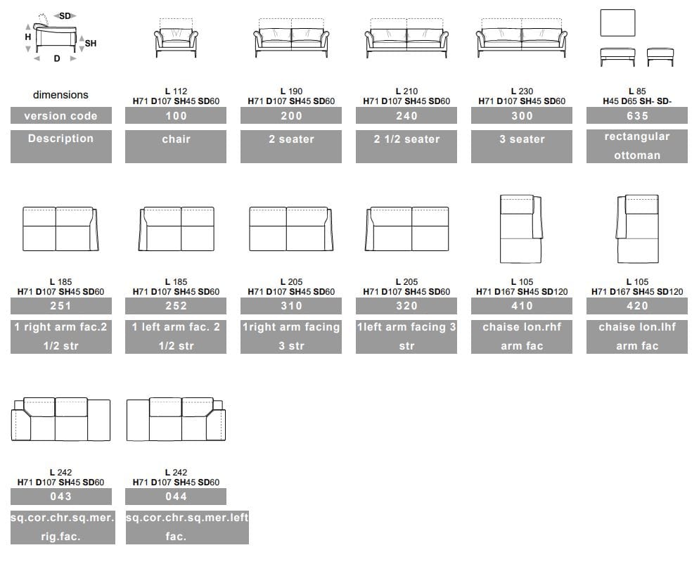 3-местный съемный тканевый диван Calia Italia Superior ARCH-00012238 - Вид №4