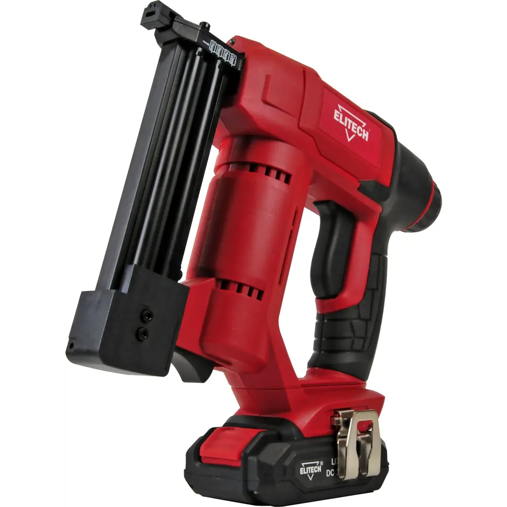 Степлер аккумуляторный Elitech ПГА1832Л E2210.001.01, 18 В Li-Ion 2 Ач STLM-2127680 - Вид №4