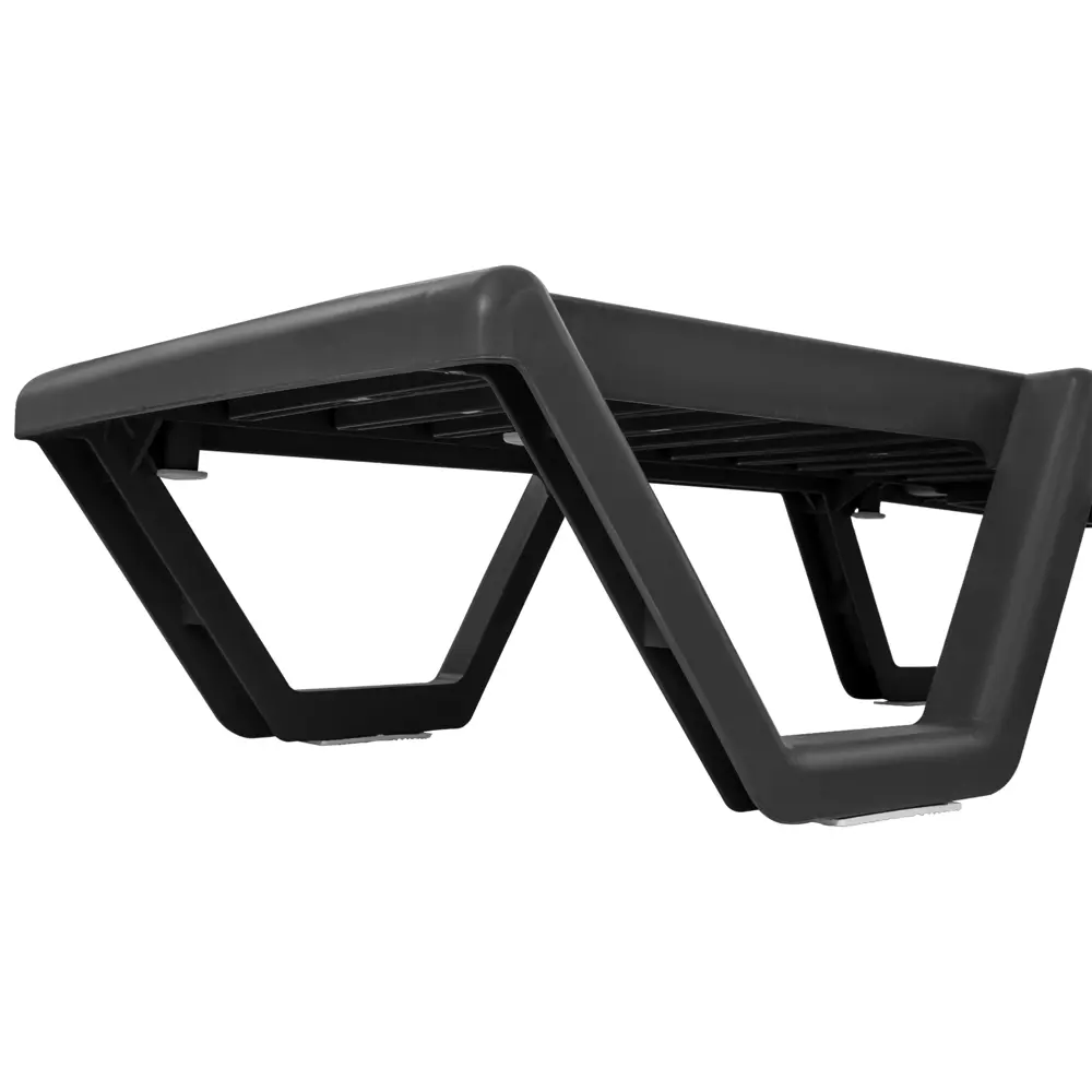 Шезлонг Атлант 184x62x33 см пластик цвет графит Santreyd STLM-2037381 - Вид №4