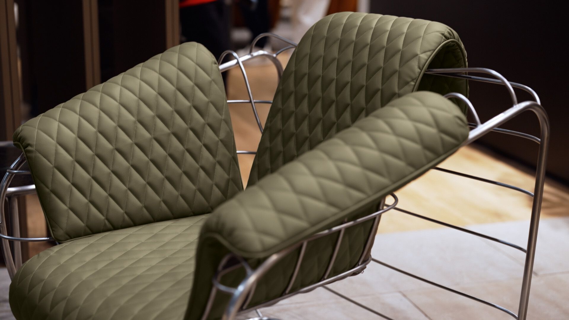 Кожаный стул с металлическим каркасом Cantori SAMIRA ARCH-00134039 - Вид №3