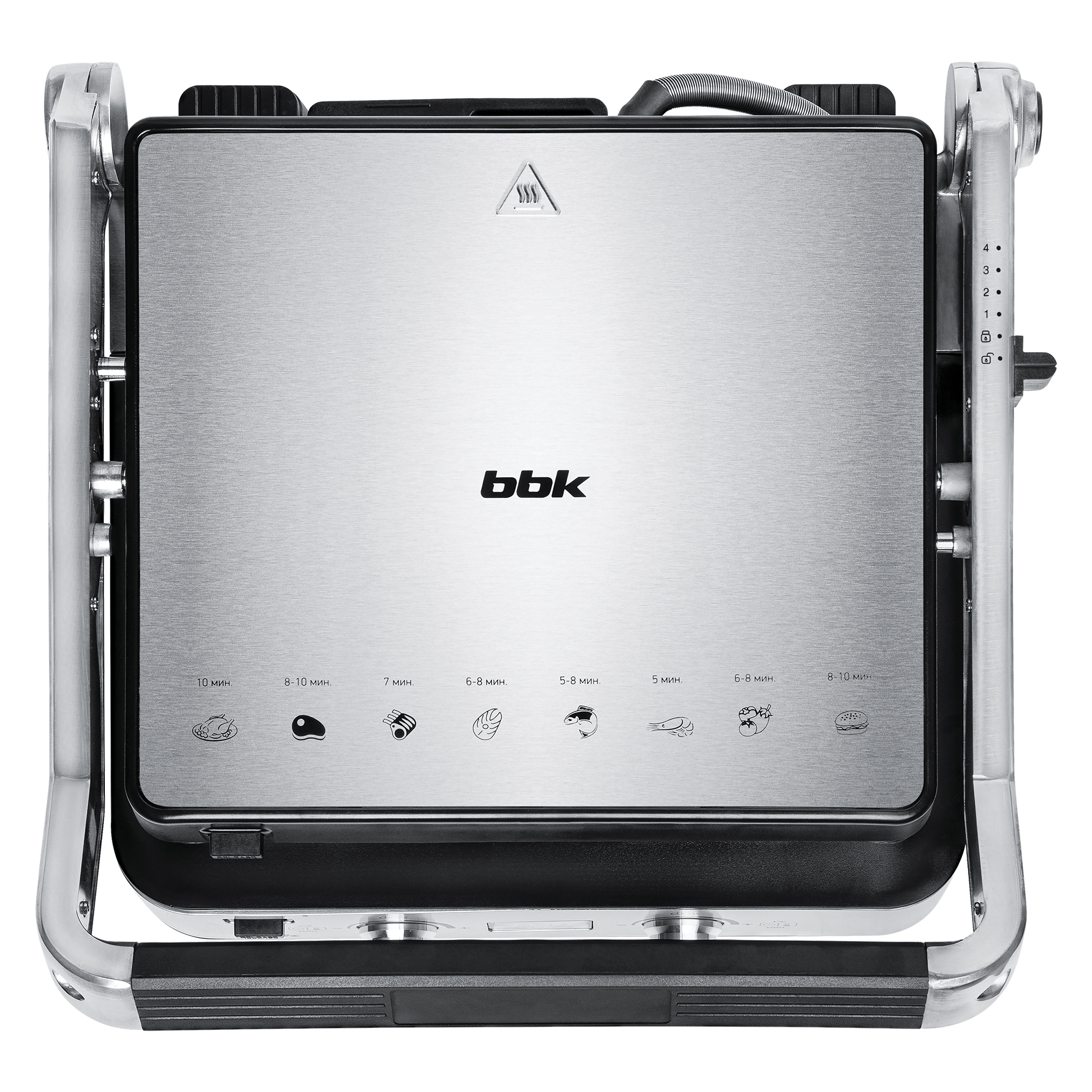 5348773 Гриль BBK BEG2004 серебристый STDN-0112349 - Вид №6