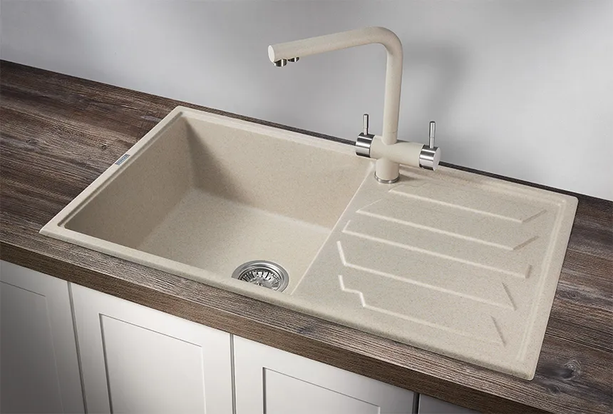 8601, ПИРИТ, кухонная мойка, кварц GRANULA 8601-ST249