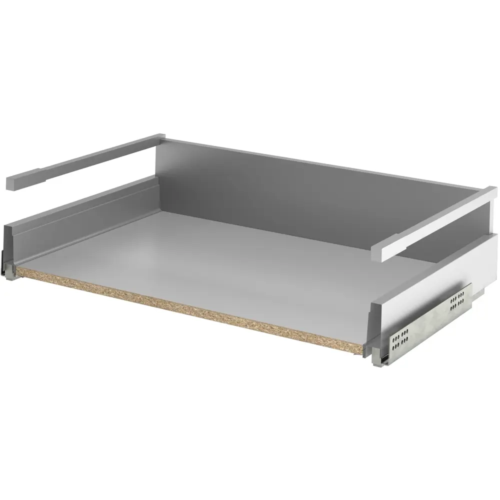 Ящик Delinia ID 76.8x18.4x48.3 см металл цвет серый STLM-2127209 - Вид №1