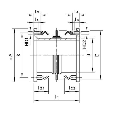 SANIT 227447070200040 оцинкованные стенки втулки PP, прямой односторонний фланец, втулка сталь дюбель  - Вид №1