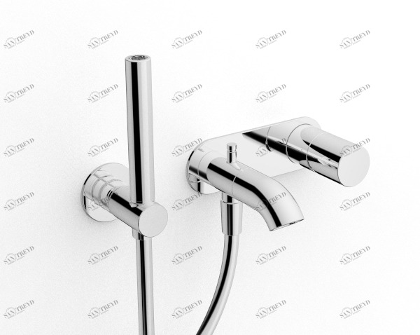 2100 EVI-080 Смеситель для ванны Zazzeri 2100EVI080