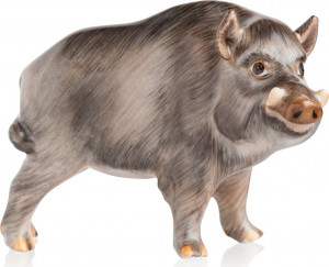 10623426 Herend Фигурка 6см "Кабан" Фарфор