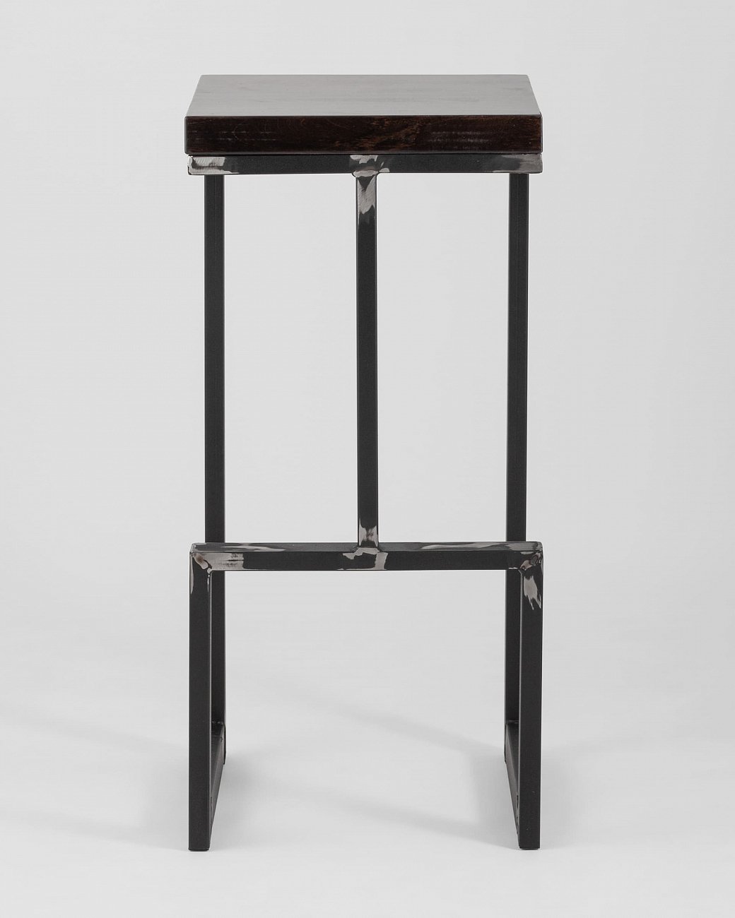 Полубарный стул коричневый с деревянным сиденьем "Альтрон" STOOL GROUP  00-3945993 Коричневый  - Вид №2