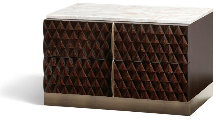 OPERA CONTEMPORARY Прямоугольная тумбочка из дерева с ящиками Victor sun-id-1466611 - Вид №1