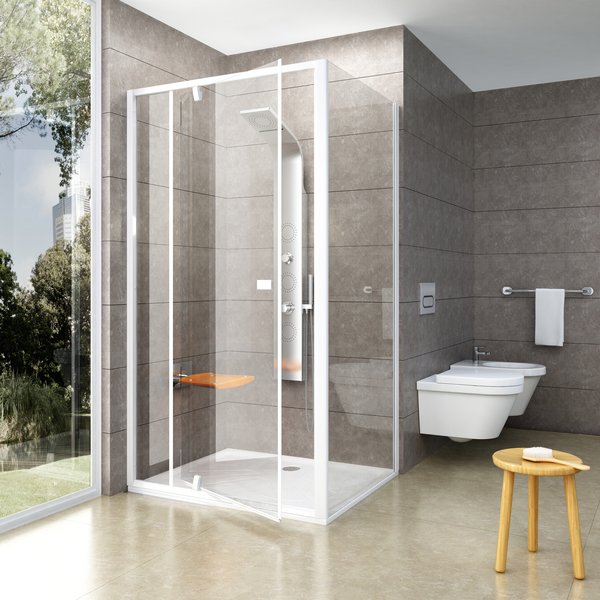 PDOP2-110 белая/белая + Транспарент Ravak 03GD0101Z1 - Вид №7