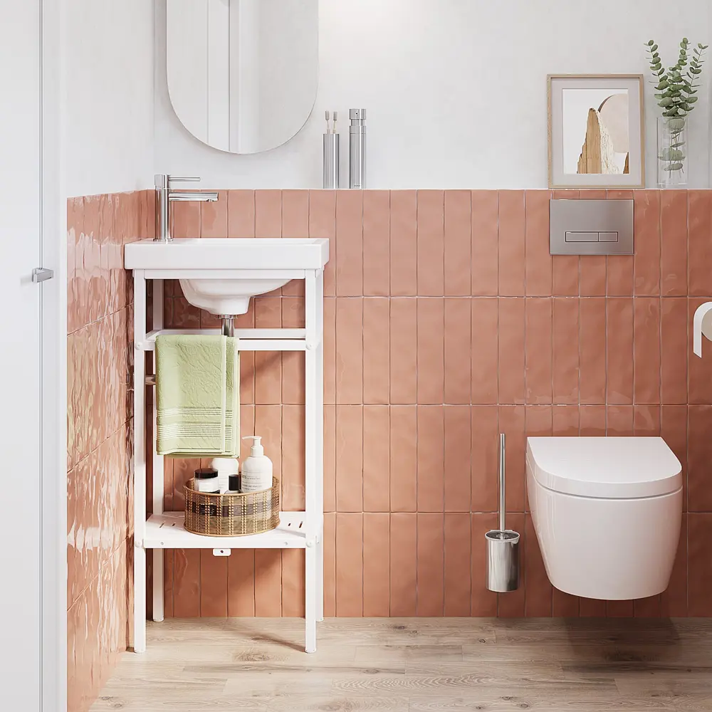 Опора для раковины KONSENSA Бруклин 40 38x81 см цвет белый STLM-2102354 - Вид №4