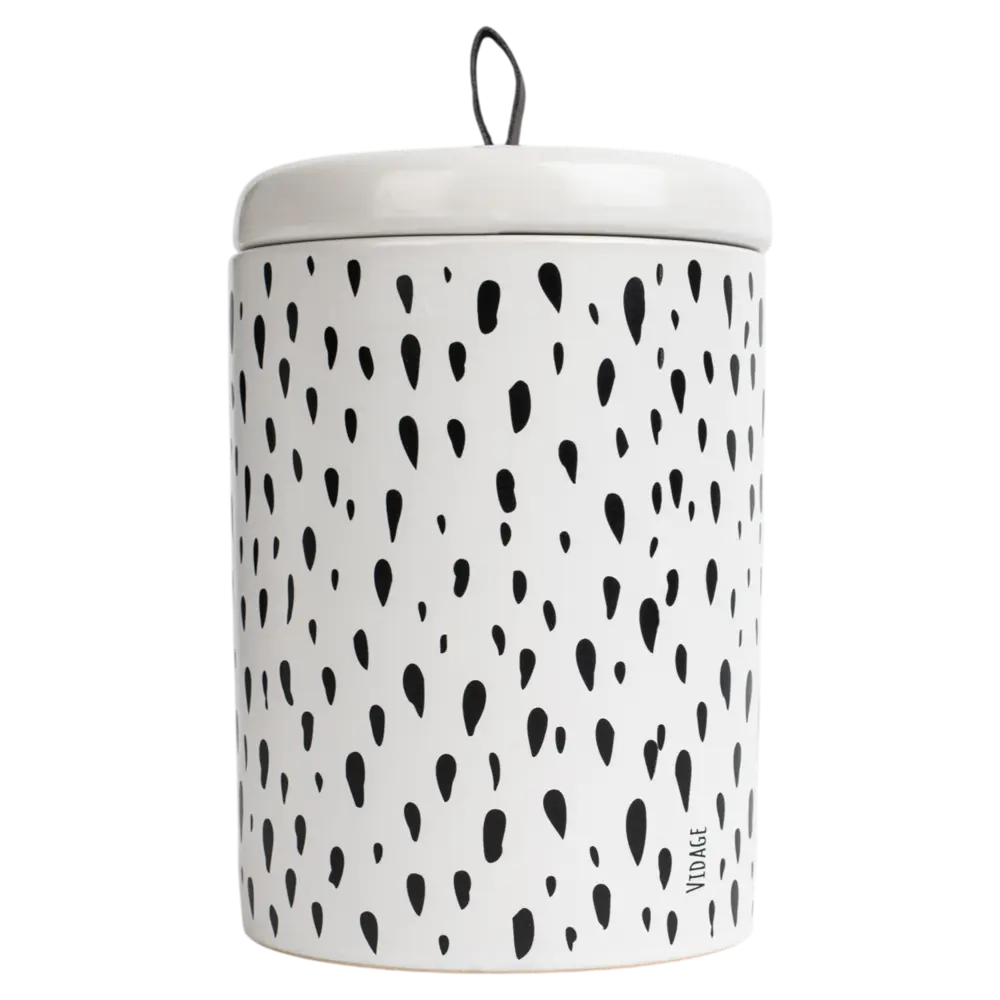 Vidage - Керамическая банка для сыпучих продуктов 0.8 л с бамбуковой крышкой 89422096 STLM-1572364 - Вид №1