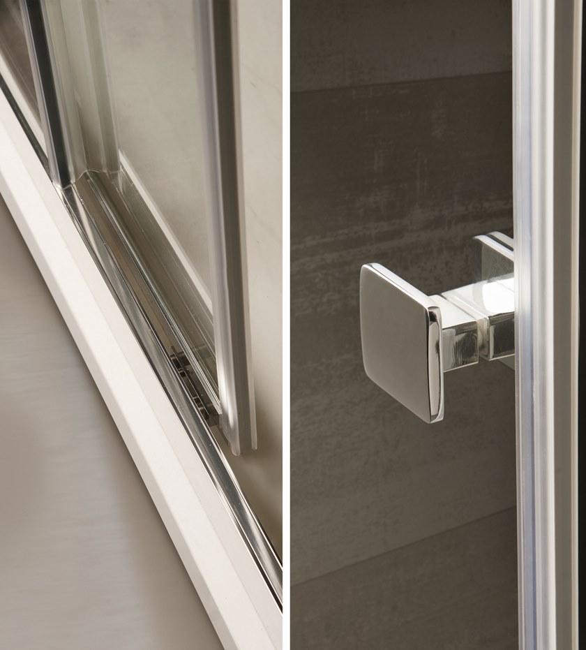 Gruppo Treesse Хрустальная душевая ниша с раздвижной дверцей Sistema doccia sun-id-1363503 - Вид №2