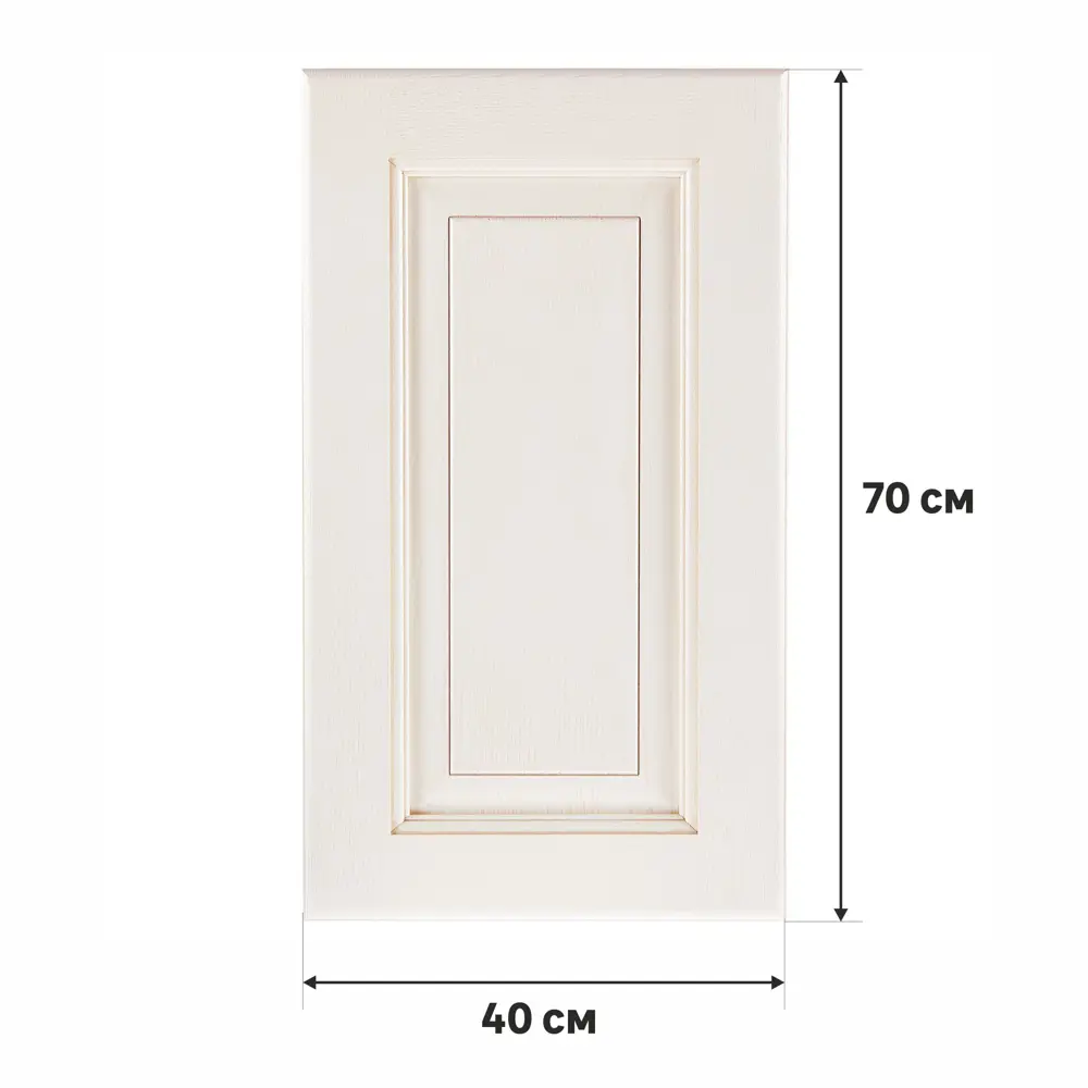 Дверь для шкафа Delinia «Нэнси» 40x70 см, массив ясеня, цвет бежевый STLM-2172882 - Вид №1