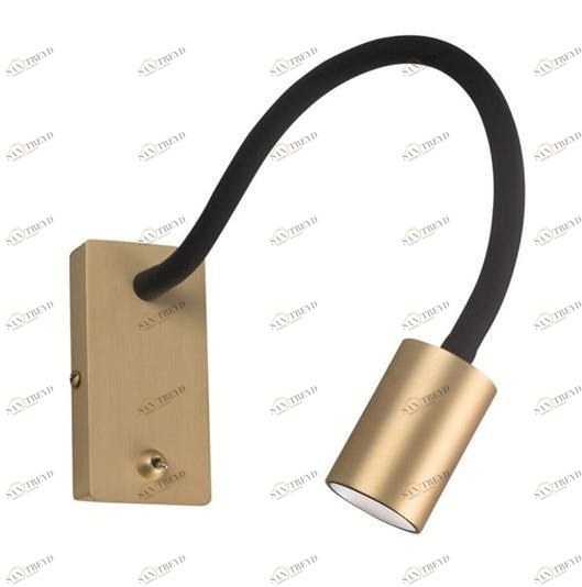 Terzo Light Настенный светодиодный светильник из стали с гибким кронштейном  V4214900, v4214901 
