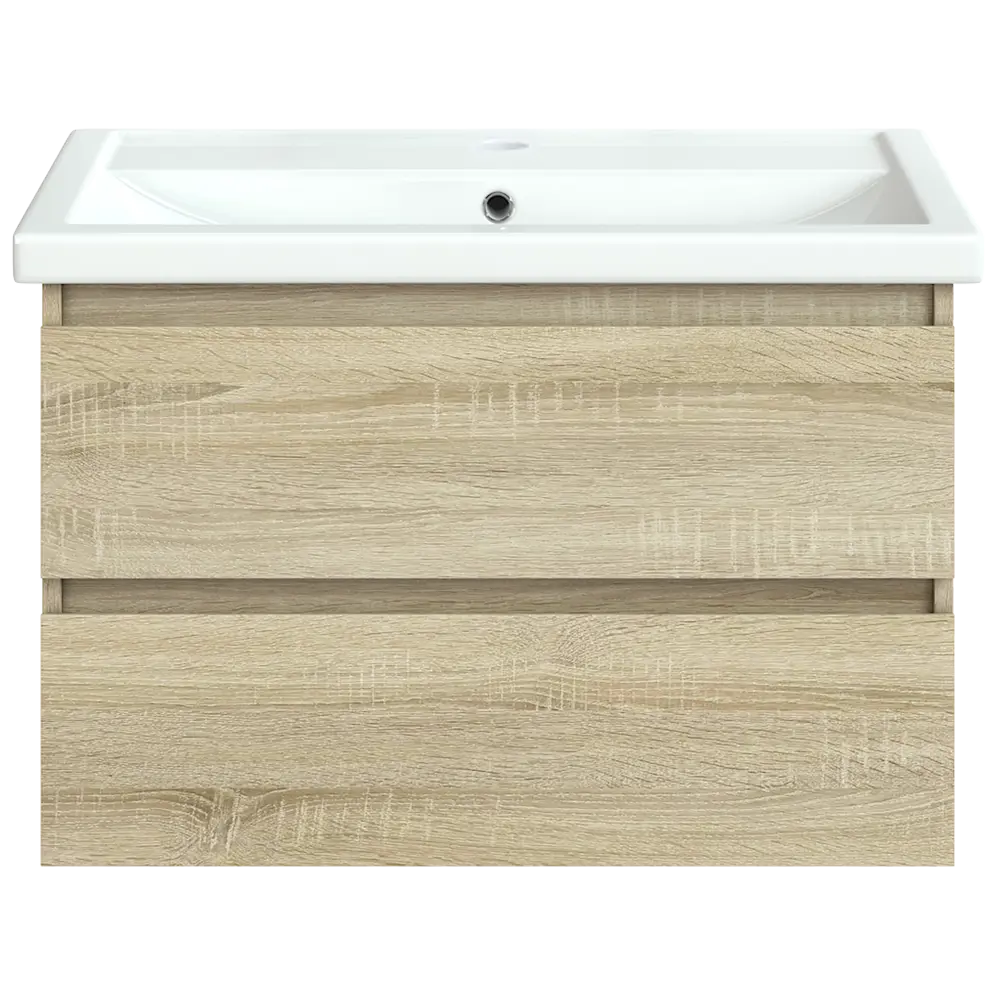 Тумба под раковину подвесная Vigo Matteo 70 см цвет дуб сонома STLM-2106093