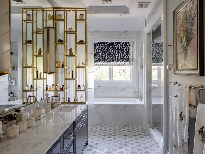 Martini Interiors Полная мебель для ванных комнат из дерева Chicago - north shore sun-id-1360138