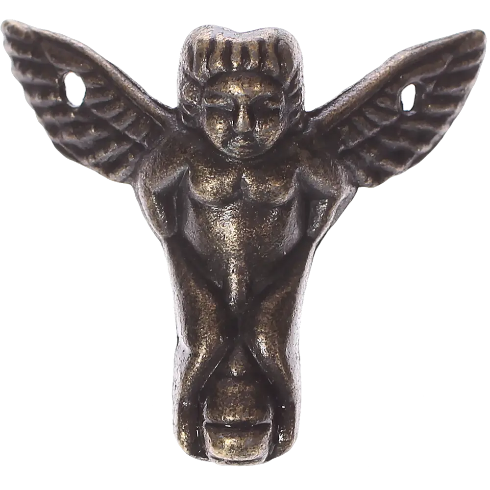 Ножка для шкатулок «Ангел» 30x30 мм цвет бронза, 4 шт ЛЕВША STLM-2186617 - Вид №1