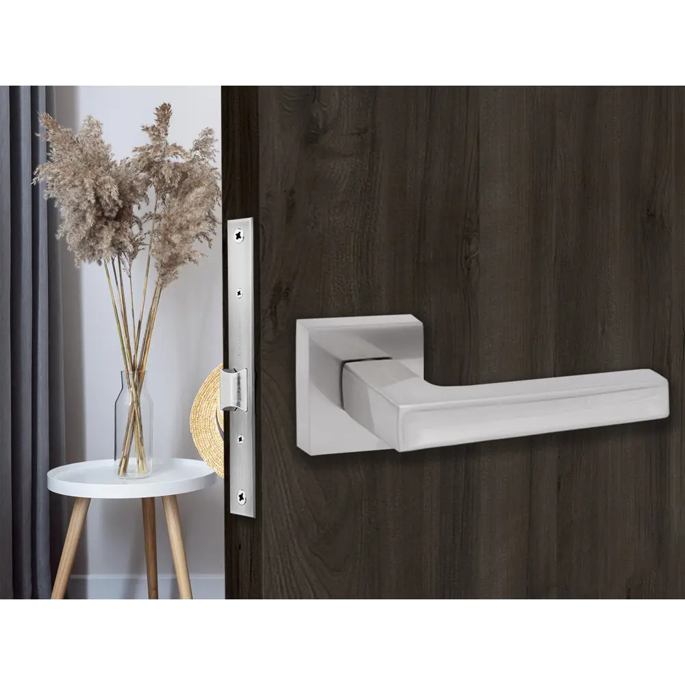 Дверные ручки Palladium Joos без запирания цвет никель STLM-2068693 - Вид №4