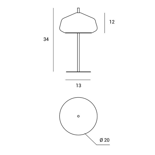 Miloox 1744.145 Настольный лампа X-RAY. - Вид №2