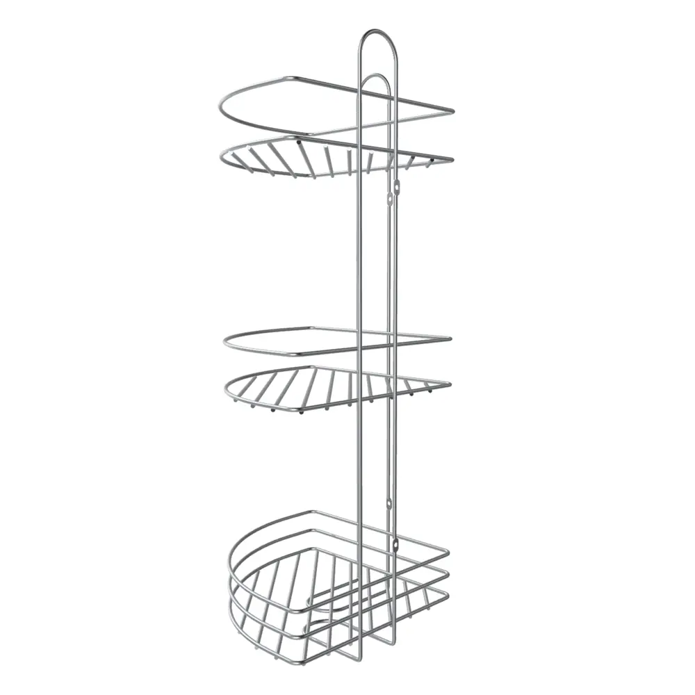 Полка для ванной Lemer Nil 23.5x58.5 см металл цвет хром STLM-2069122 - Вид №7
