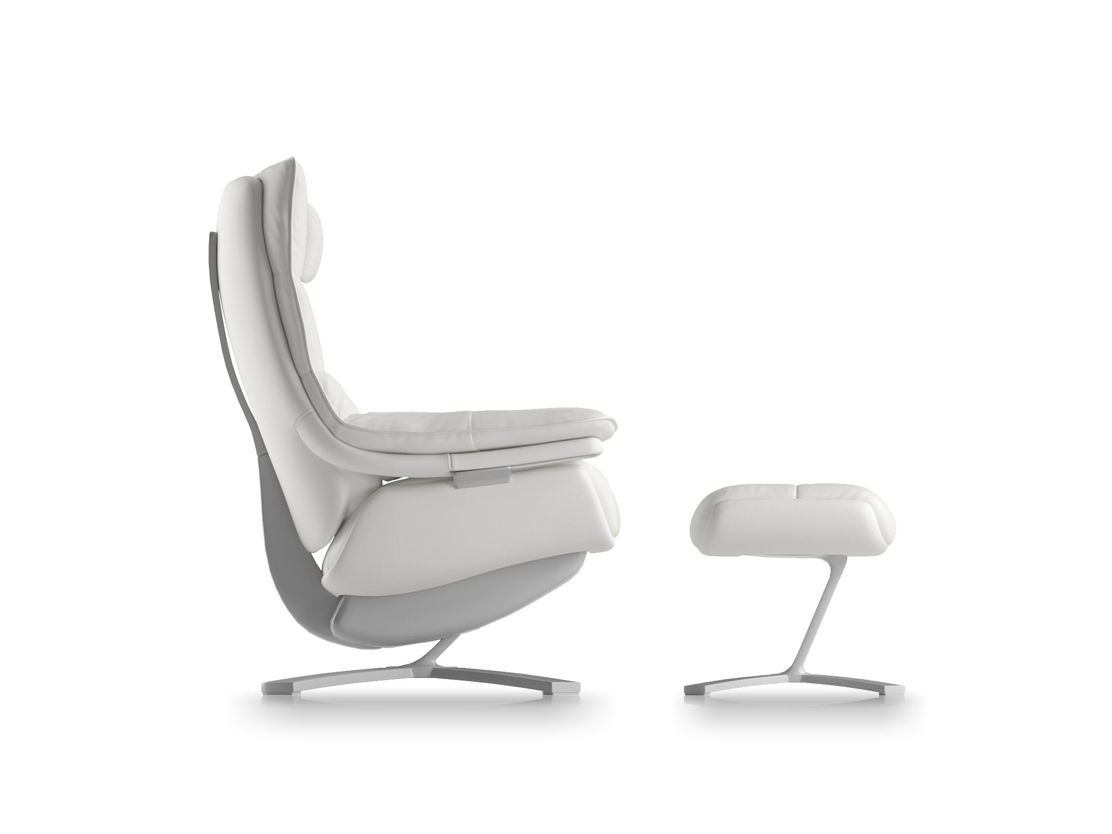 Вращающееся кресло с подставкой для ног Natuzzi Italia RE-VIVE ARCH-00097249 - Вид №2