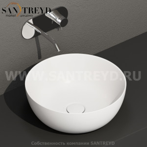 534430 Накладная раковина на столешницу  круглая Kerasan Nolita