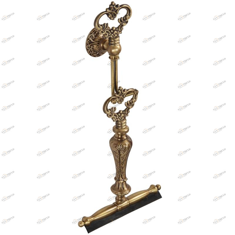 Щетка для чистки стеклянных поверхностей с крючком MIGLIORE Elizabetta ML.ELB-60.136.BR, цвет бронза 