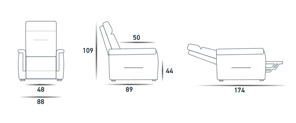 Кресло-Подъемник Lift-Relax 1 Motore  Spaziorelaxitalia  Vienna Vienna Lift-Relax 1 Motore  - Вид №4