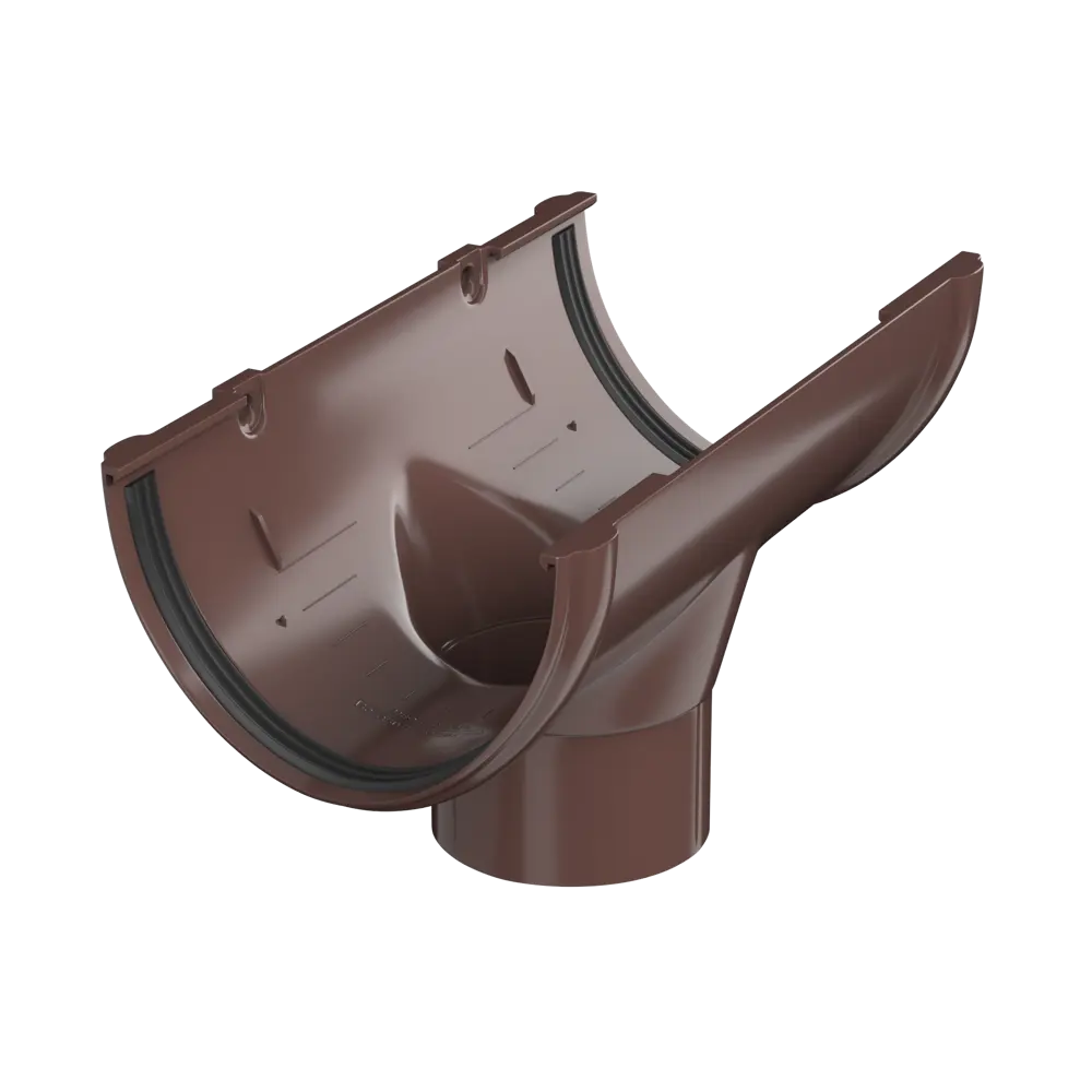 Воронка желоба центральная 82 мм цвет коричневый ТЕХНОНИКОЛЬ STLM-2023068