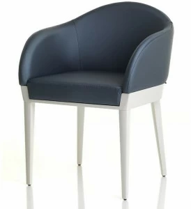 ALMA DESIGN Кожаное кресло с подлокотниками Agata