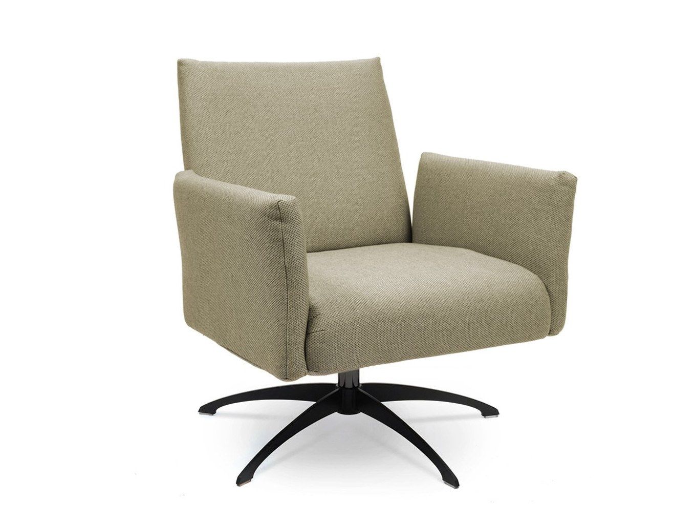 Тканевое вращающееся кресло с подлокотниками FISCHER MÖBEL Kalos ARCH-00067697