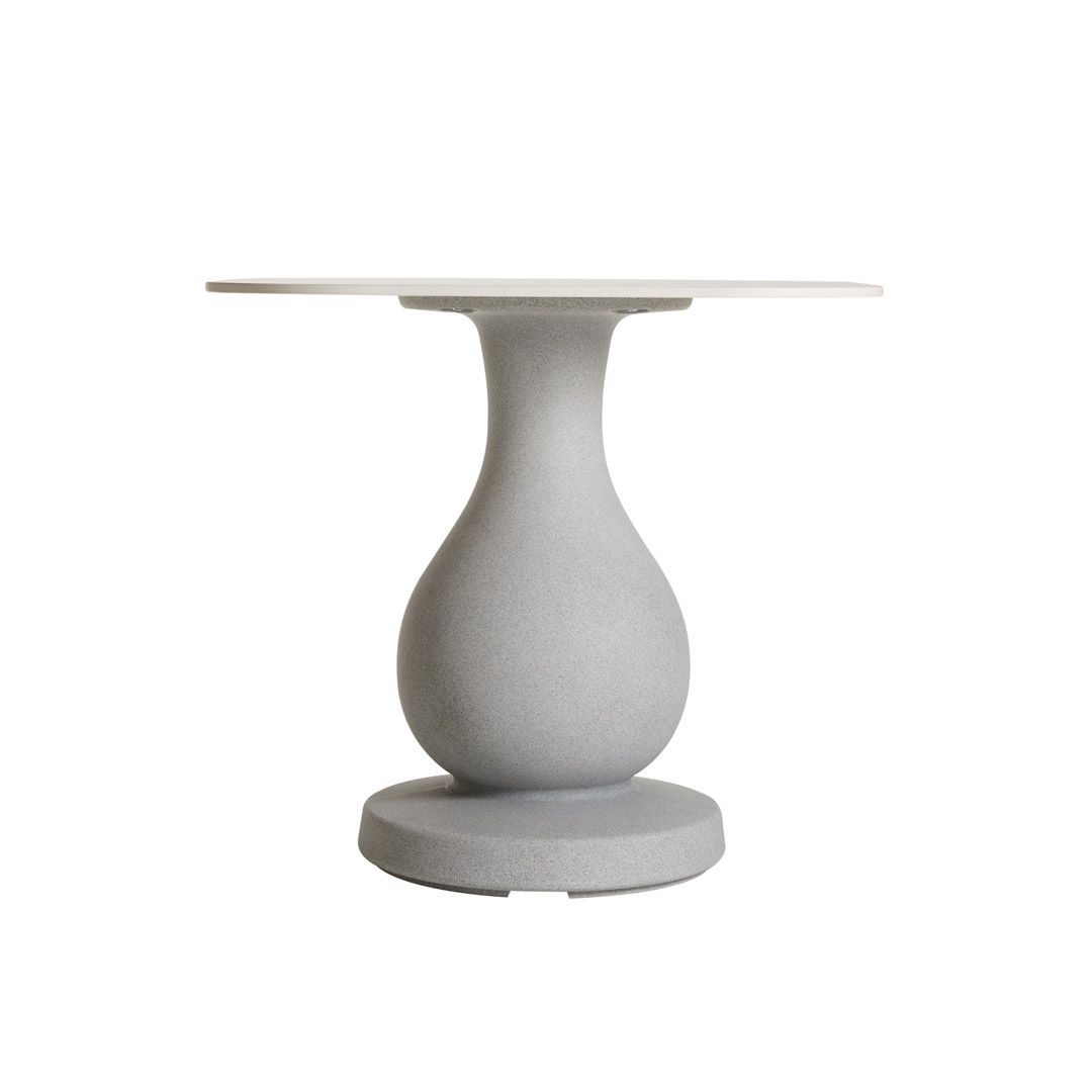 Квадратный стол из полиэтилена и столешница HPL с мраморным эффектом SLIDE девятнадцатый век ARCH-00117957 - Вид №6