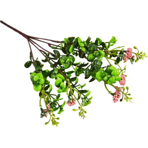 Искусственное растение Букет цветов 36x23 см пластик цвет зеленый