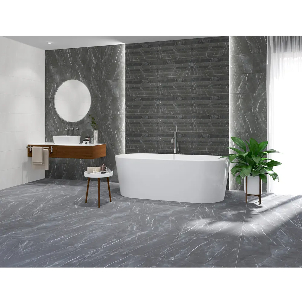 Плитка настенная Azori Hygge 31.5x63 см 1.79 м² матовая цвет серый STLM-2084428 - Вид №5