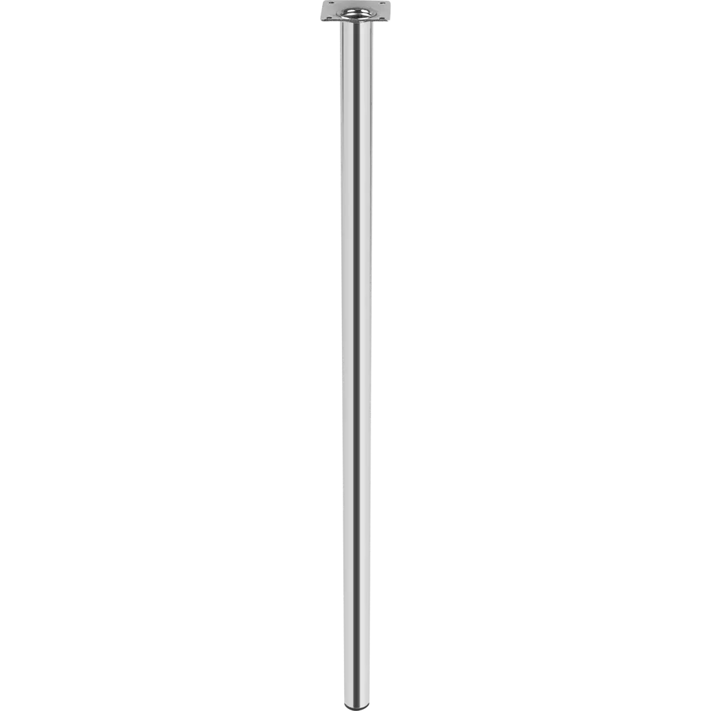 Ножка круглая 800х30 мм сталь  цвет никель Santreyd STLM-2175397