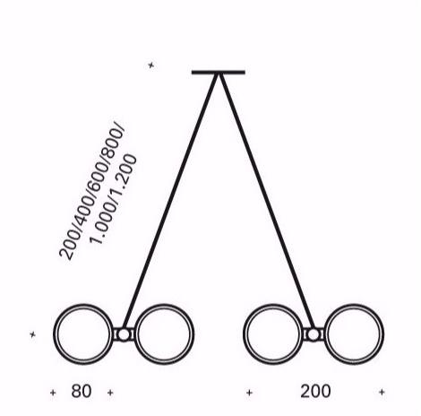 Top Light Регулируемый металлический потолочный светильник sun-id-1418904 - Вид №1