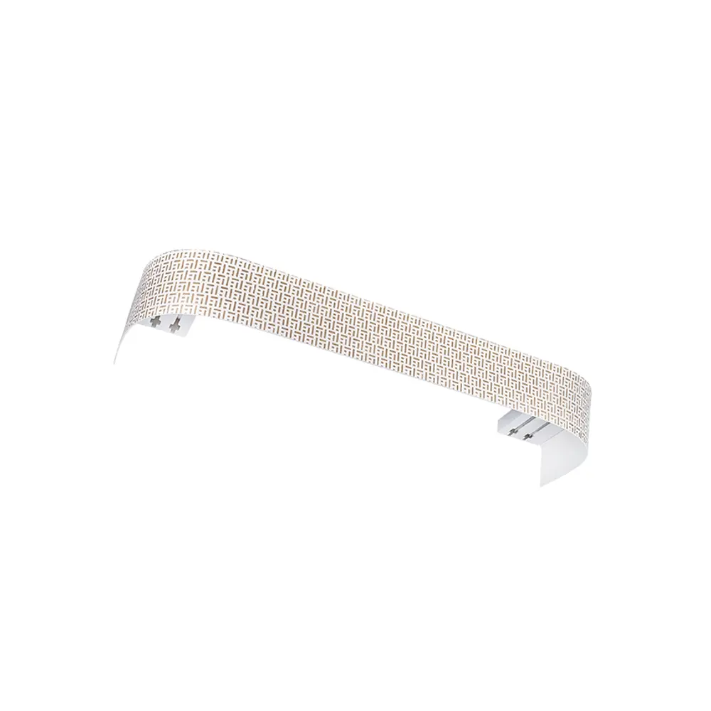 Карниз трехрядный Твил 160 см пластик цвет латунь DOMLEGRAND STLM-2131223