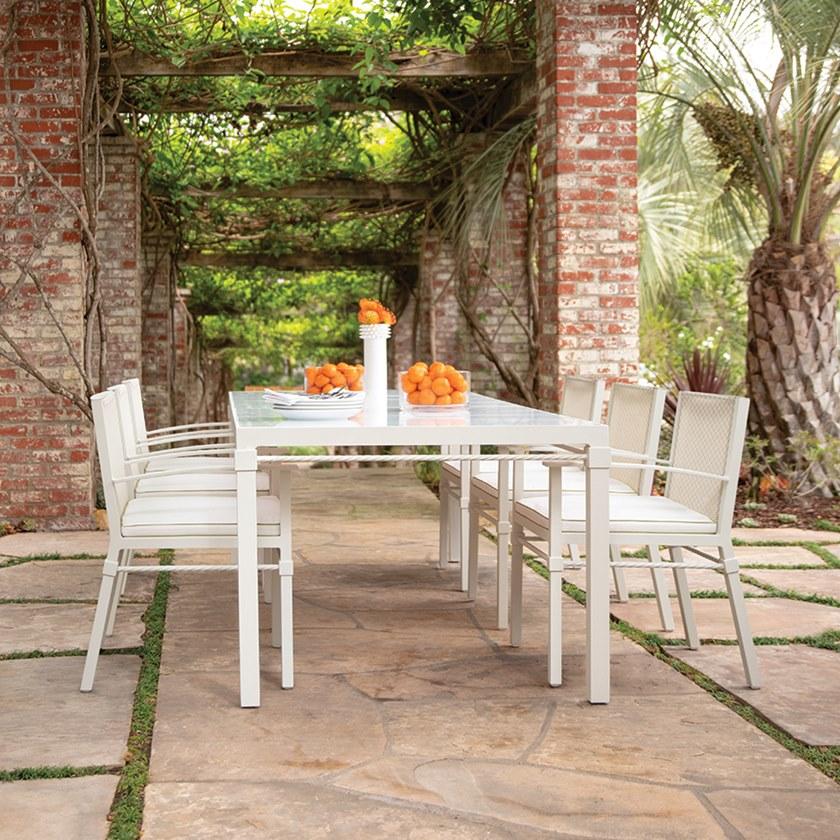 JANUS et Cie Садовый стул из алюминия с подлокотниками Palmia sun-id-1394660 - Вид №5