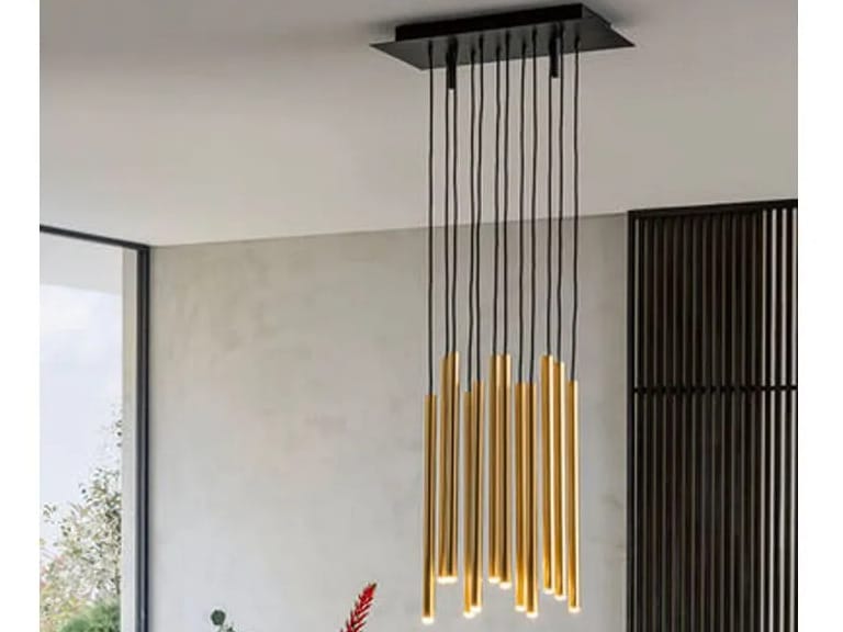 Окрашенный металлический подвесной светильник RIFLESSI стилус ARCH-00076234