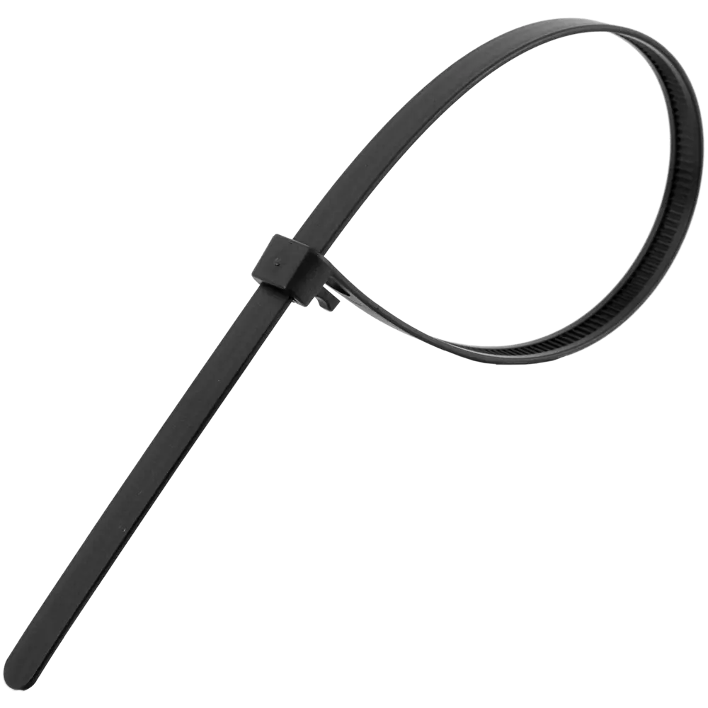 Стяжка кабельная многоразовая Европартнер PRM 7.5x300 мм нейлон цвет черный 12 шт. 89123448 STLM-2108784 Santreyd  - Вид №1