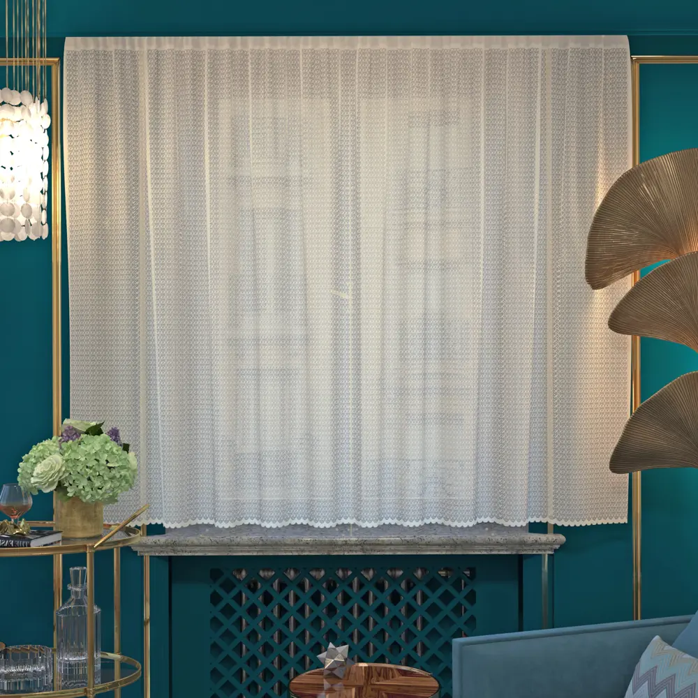 Тюль Santreyd Камелия с готовой шторной лентой 250x165 см 89077307 STLM-0836402 - Вид №7