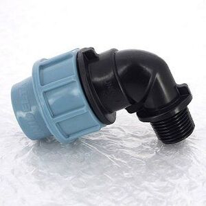 Угол обжим-Н 40 x 1"1/4 для труб ПНД UNIDELTA