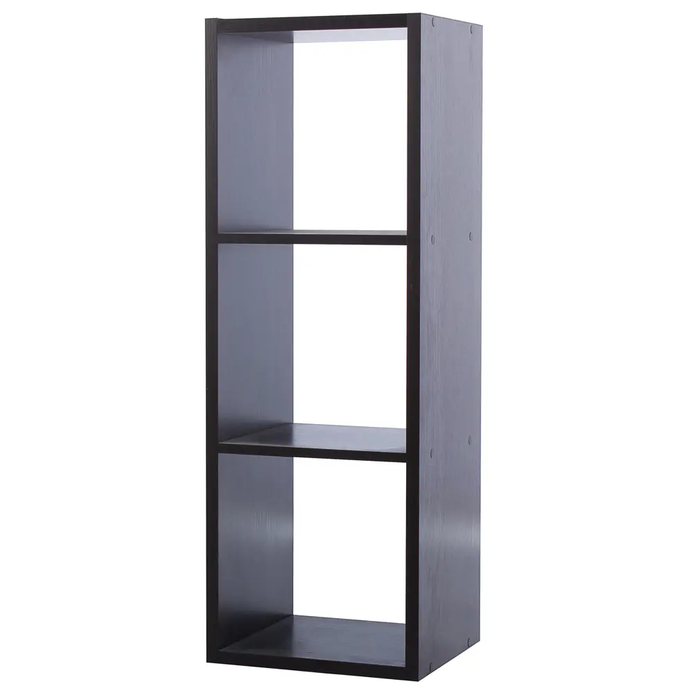 Стеллаж 3 секции 36,4x103,6x31,5 см, ЛДСП, цвет венге Santreyd STLM-2095707