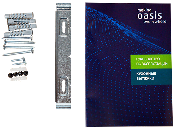 8198295 Вытяжка наклонная Oasis NS-60B черный/черный STDN-0121120 - Вид №8