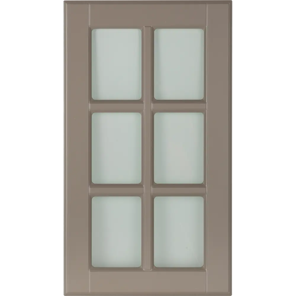 Витрина для шкафа Delinia «Леда бежевая» 40x70 см, МДФ, цвет бежевый STLM-2082132