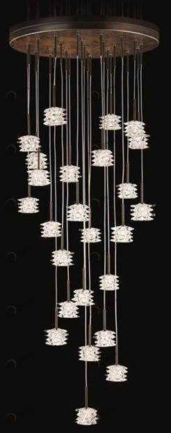 MULTIFORME Подвесной светильник из хрусталя ручной работы Scintilla sun-id-1448538