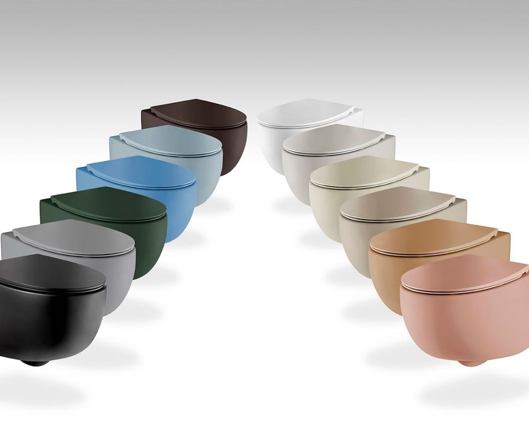 S555T0R0V6.133 Подвесной унитаз настенный Желтый A. e T. Italia Dot Италия AeT ITALIA DOT 2.0 - Вид №3