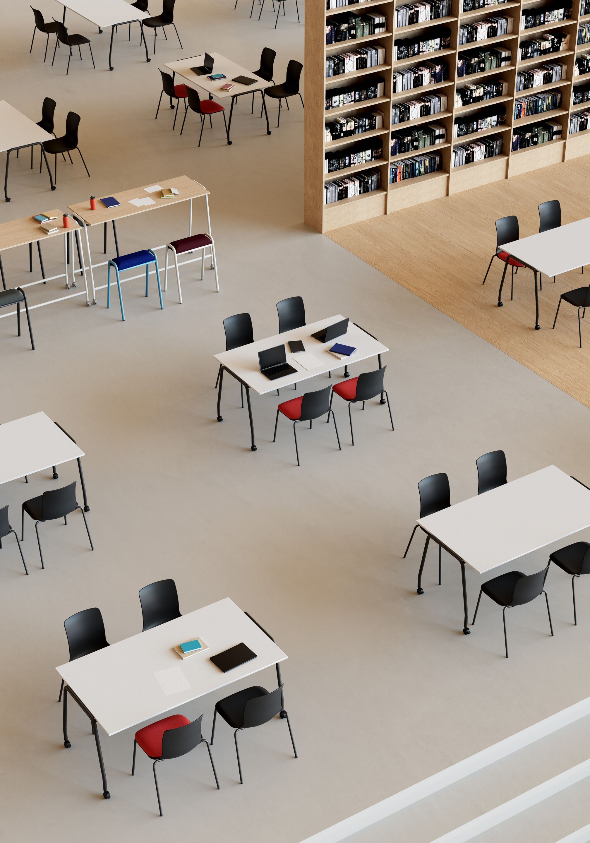 Деревянный стол на колесах IBEBI Boss ARCH-00049580 - Вид №5